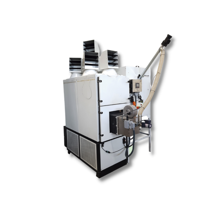 Calefacción industrial con biomasa granulada 43 a 300 kW – BIO MANN